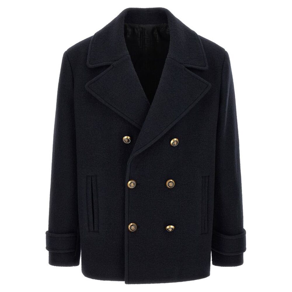 Balmain Men Wool Caban